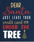 džemperis Santa's credit card džemperis Santa's credit card